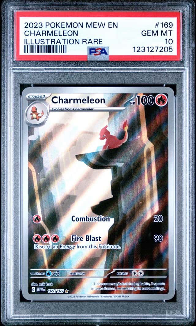 2023 Pokemon Scarlet and Violet 151 Illustration Rare Charmeleon #169
