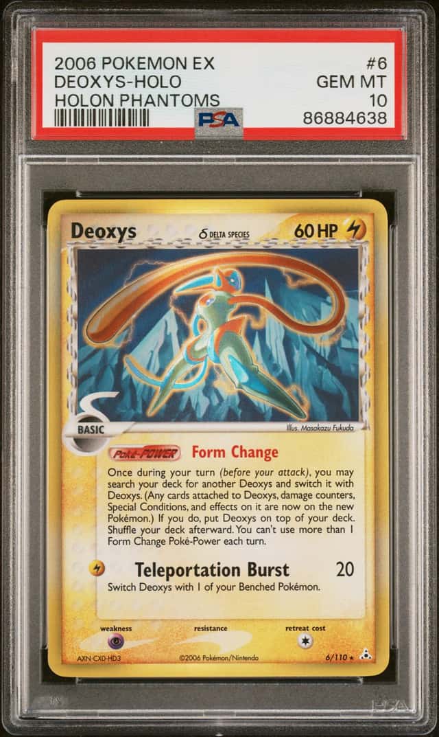 2006 Pokemon Ex Holon Phantoms Holo Deoxys #6