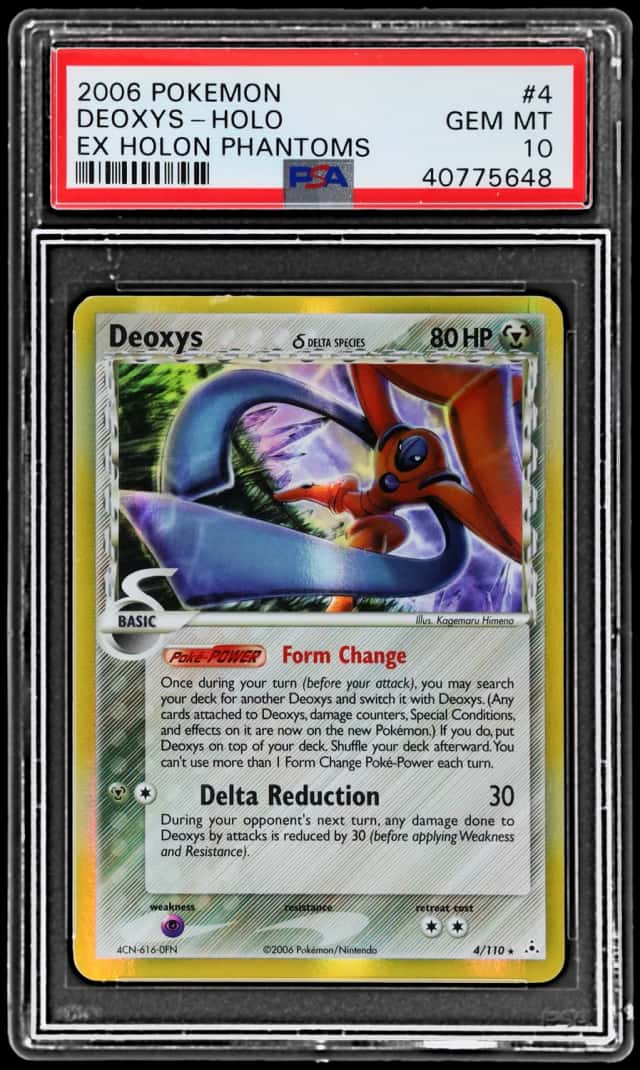 2006 Pokemon Ex Holon Phantoms Holo Deoxys #4