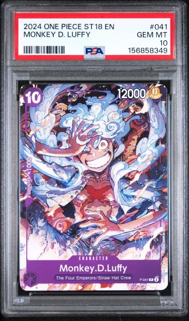 One Piece Monkey D Luffy ST18 P-041 PSA 10 Gem Mint