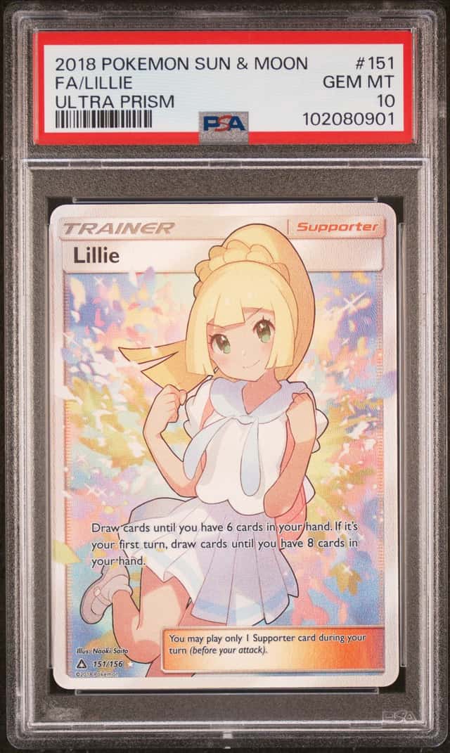 2018 Pokemon Sun & Moon Ultra Prism #151 FA Lillie PSA 10 GEM MINT