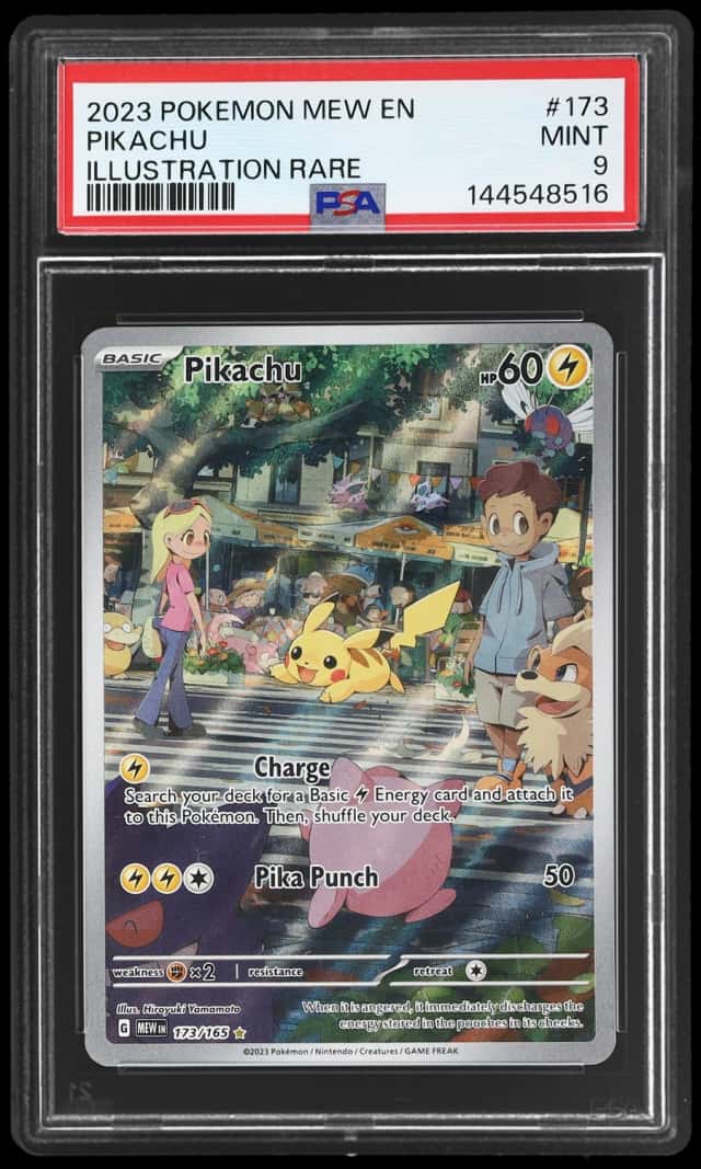 2023 Pokemon Scarlet and Violet 151 Illustration Rare Pikachu #173