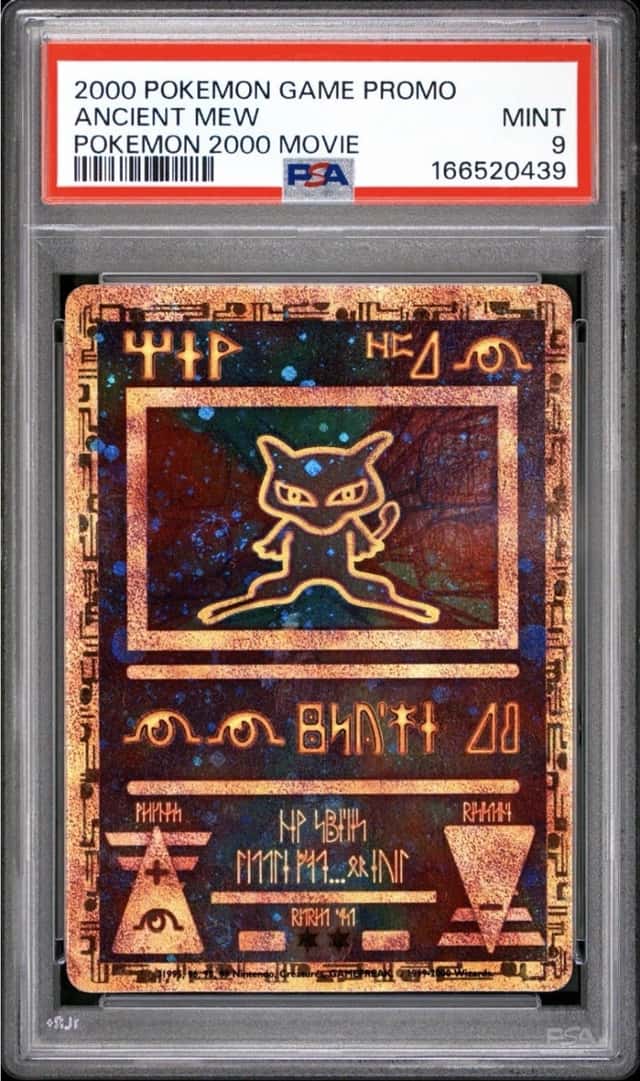 Pokemon Ancient Mew Movie 2000 Promo PSA 9 Mint