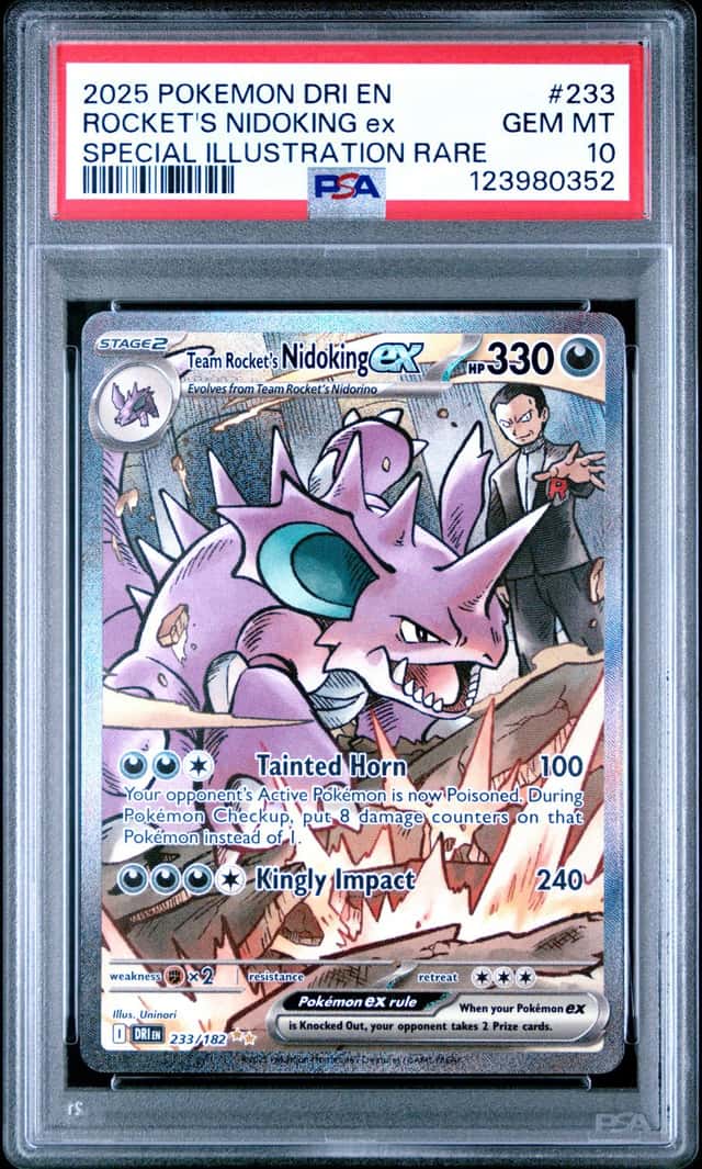 ROCKET'S NIDOKING ex