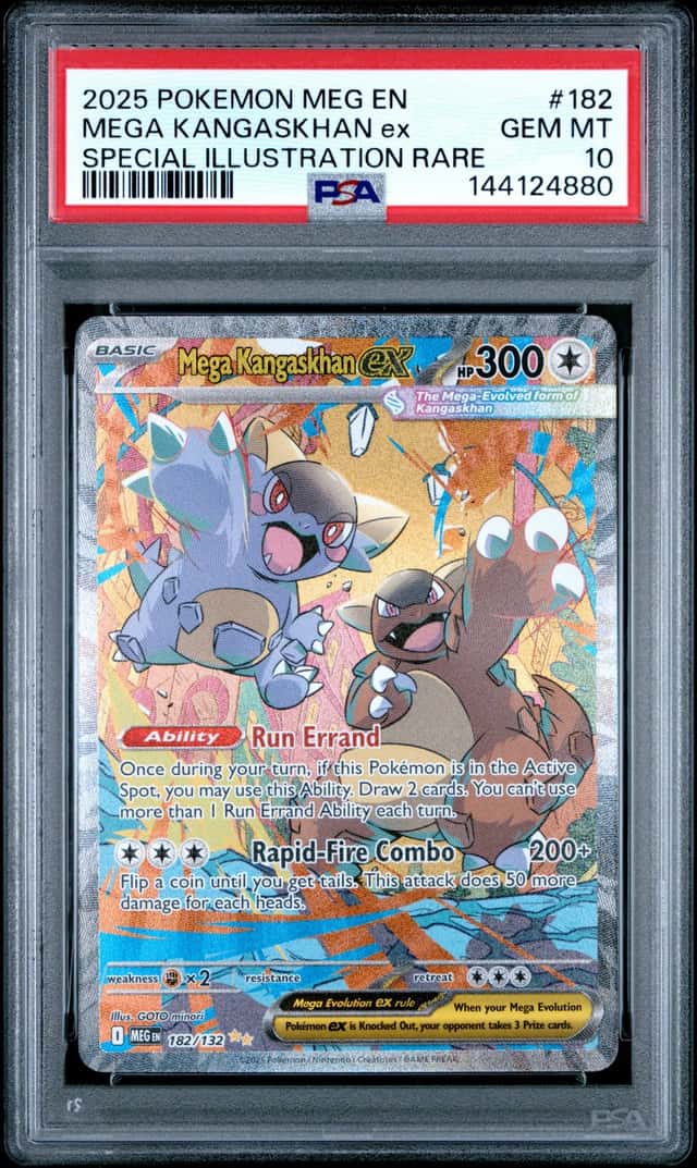 Pokemon PSA 10 Mega Kangaskhan ex SIR 2025 182/132 MEG English
