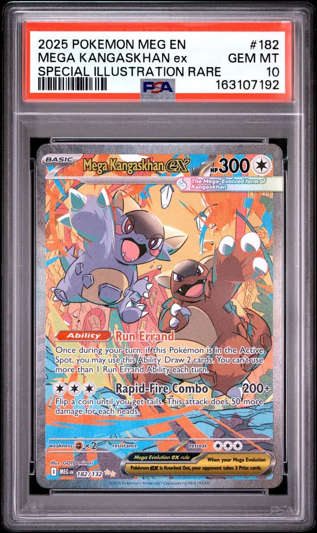 2025 Pokemon Kangaskhan ex Special Illustration Rare #182/132 PSA 10 GEM MINT