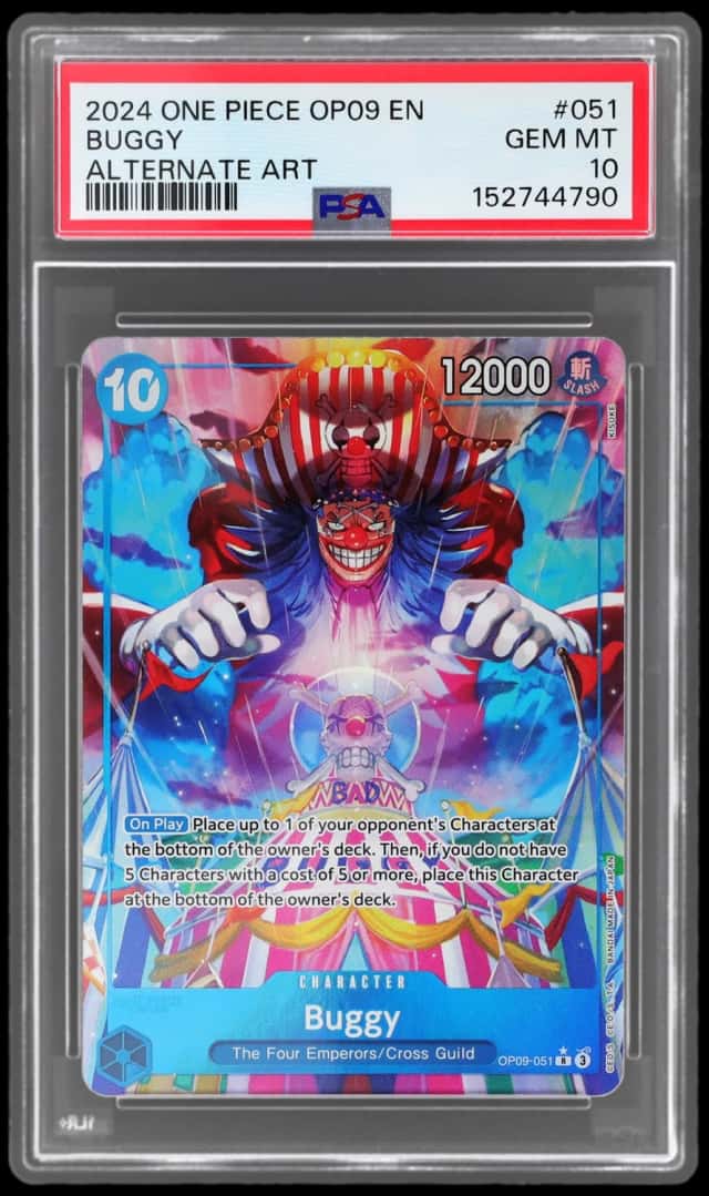 2024 One Piece Emperors In the New World Alternate Art Buggy #OP09-051