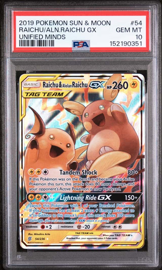 Raichu & Alolan Raichu GX