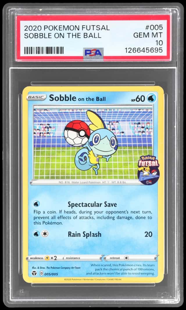 2020 Pokemon Futsal Collection Purchase Campaign Sobble On the Ball #5