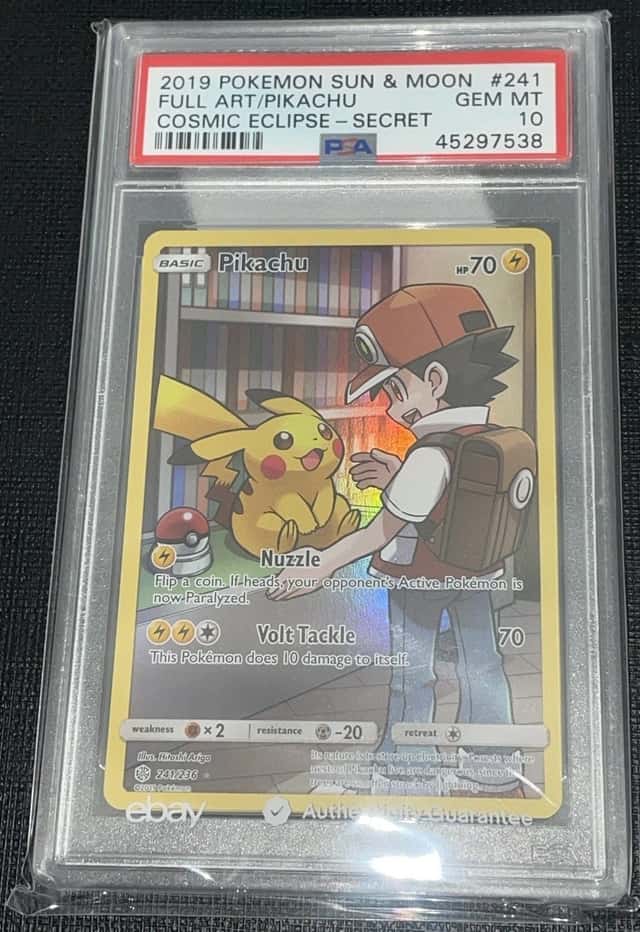 PSA 10 Pilachu Cosmic Eclipse 241/236