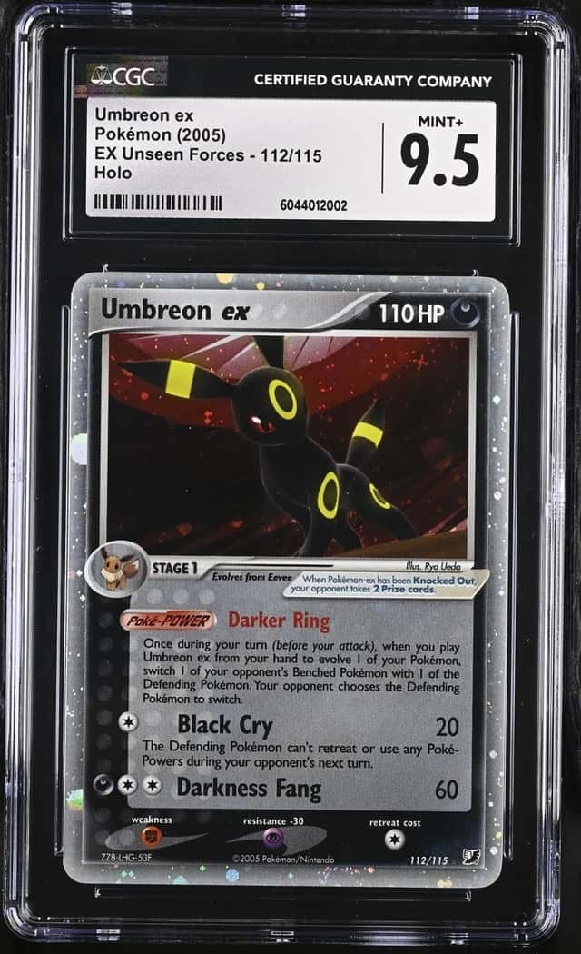 Pokemon Umbreon ex EX Unseen Forces 112/115 Holo CGC 9.5