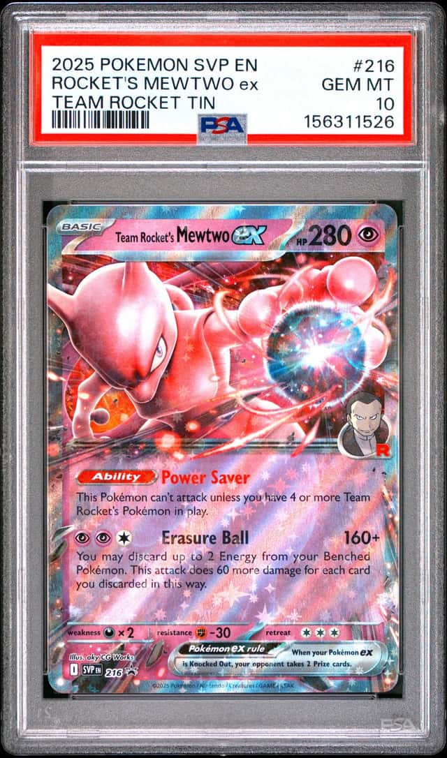 ROCKET'S MEWTWO ex