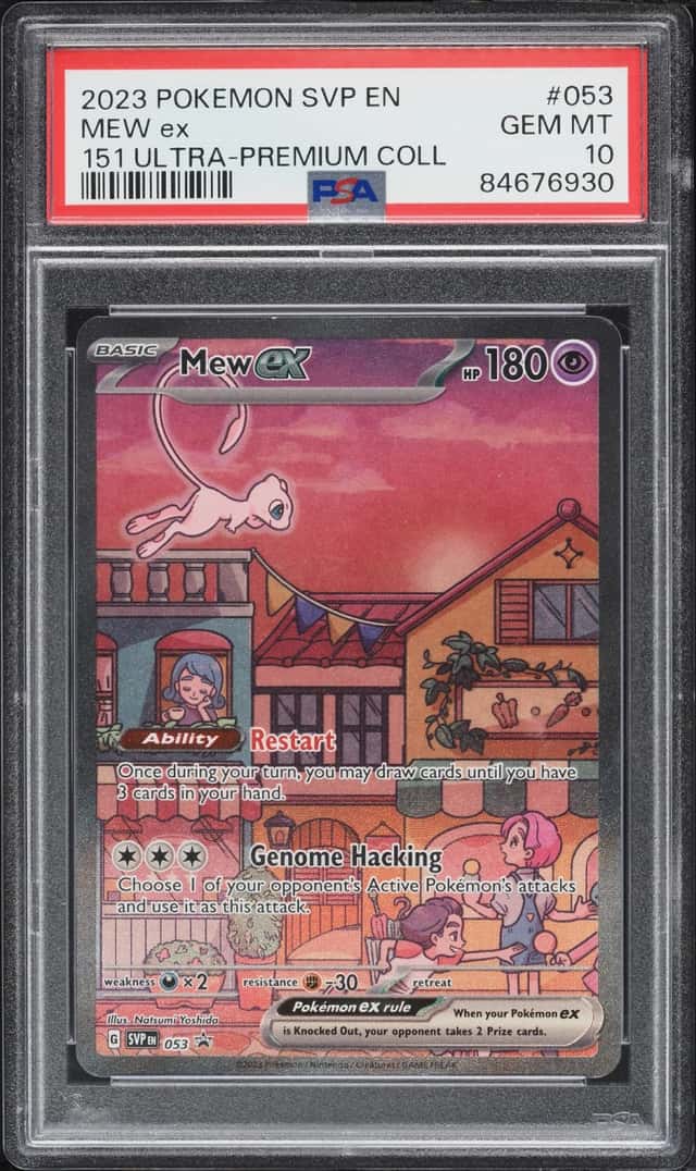 2023 Pokemon Scarlet & Violet Promo 151 Ultra Premium Full Art Mew ex #53 PSA 10 GEM MINT