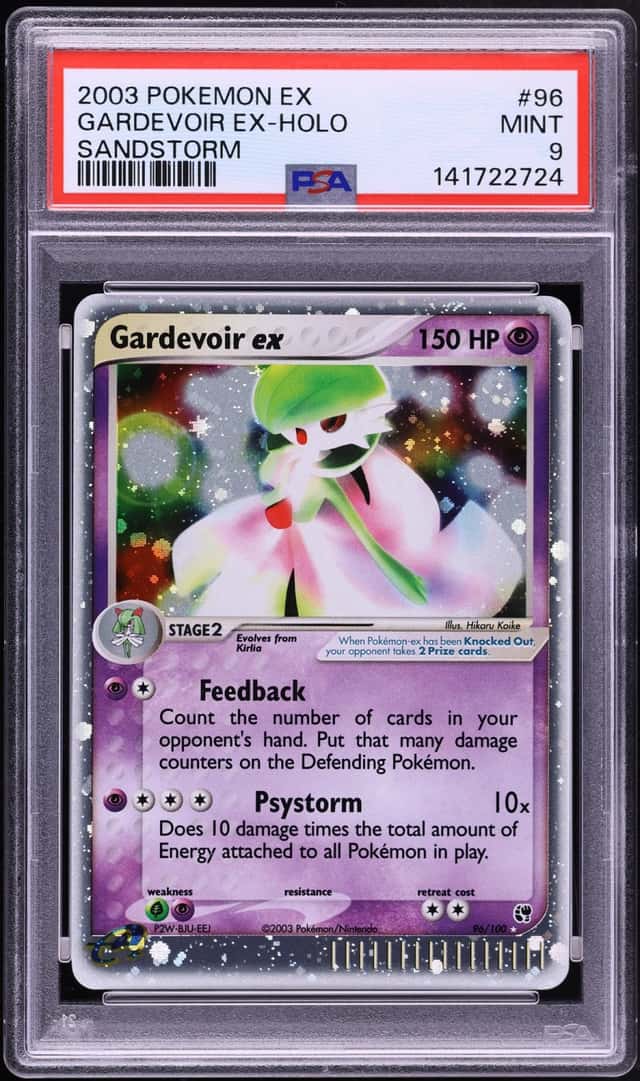 2003 Pokemon EX Sandstorm Holo Gardevoir #96 PSA 9 MINT