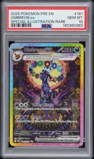 Umbreon EX *PSA 10* Special Illustration Rare *Prismatic Evolutions* #161 *Pokem