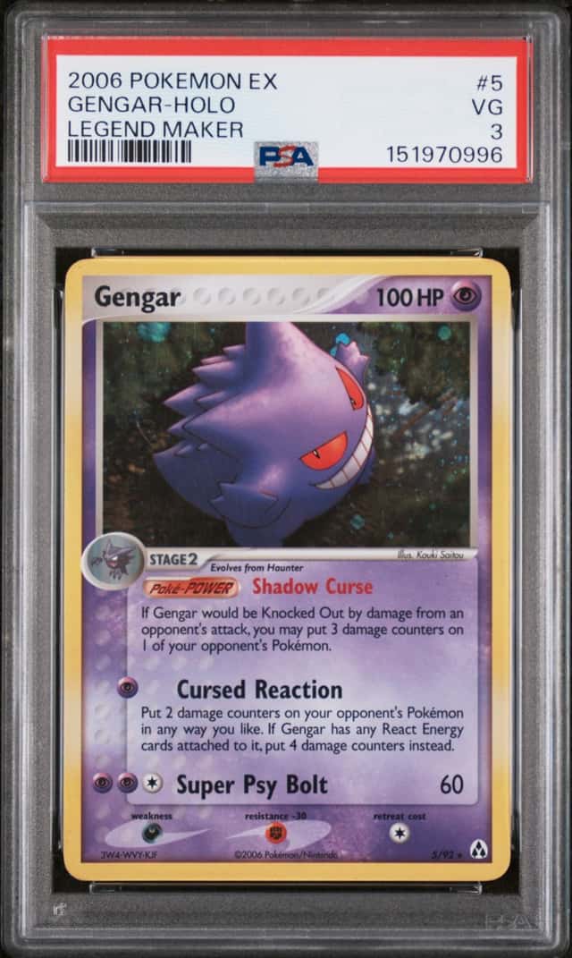 Gengar Holo #5 Legend Maker 2006 Pokemon PSA 3 151970996