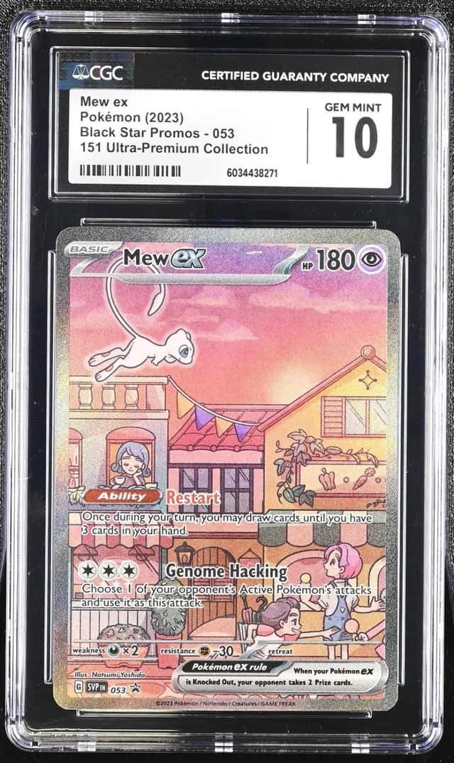 Pokemon Mew ex Black Star Promos 053 151 Ultra-Premium Coll. CGC 10 Gem Mint
