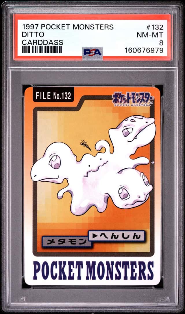 PSA 8 2026 CERT DITTO 1997 POCKET MONSTERS CARDDASS #132