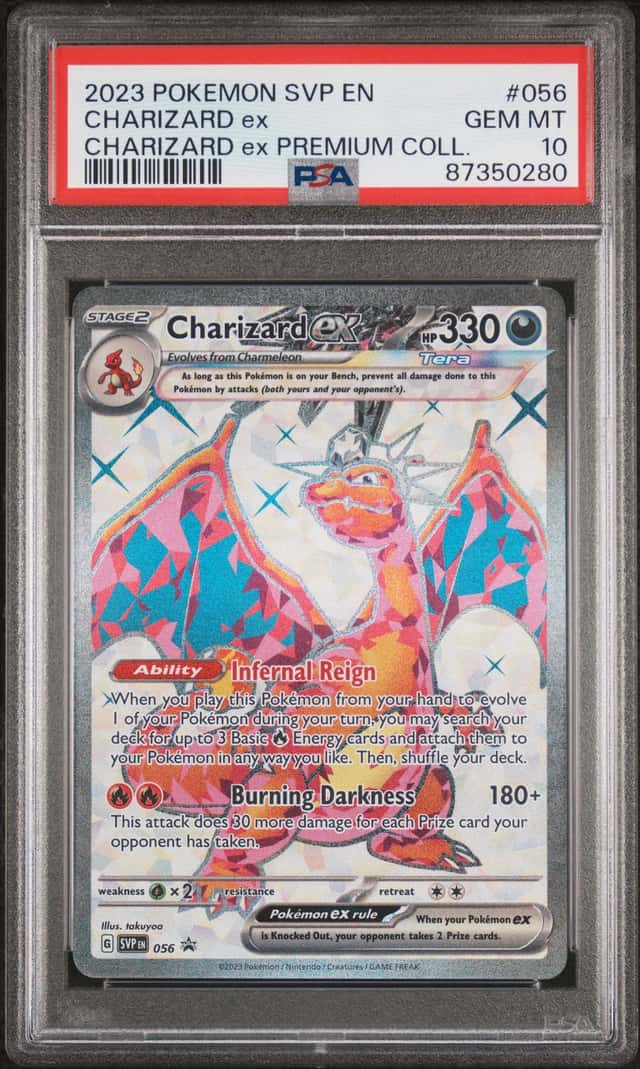2023 Pokemon SV Black Star Promos Charizard ex 2023 #056 PSA 10 GEM MINT