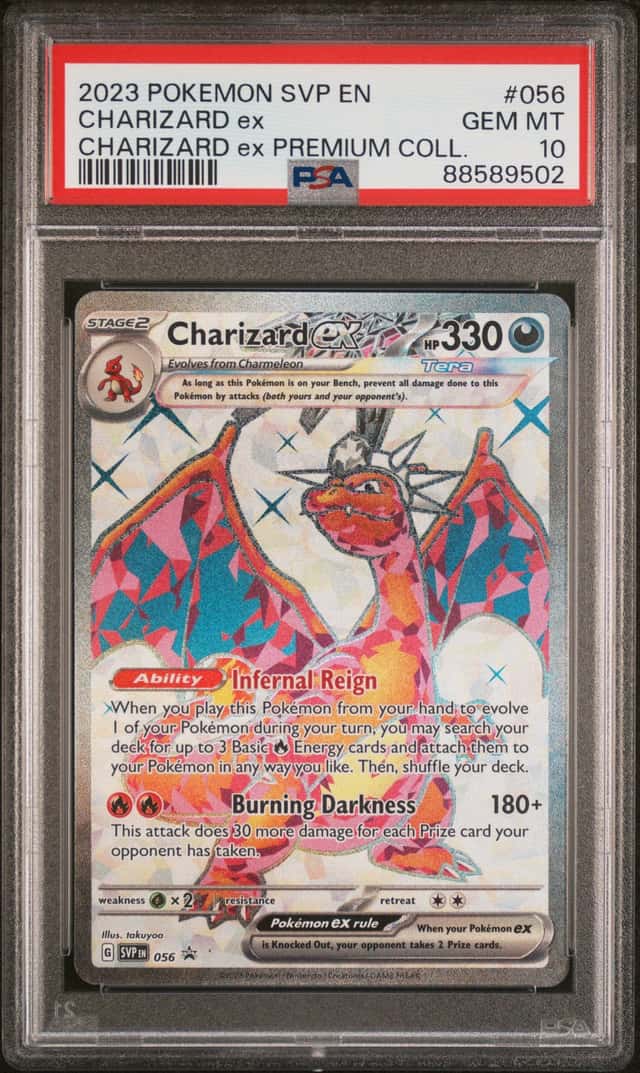 Charizard ex 056/ SV Scarlet & Violet Promo Foil PSA 9 English 2023