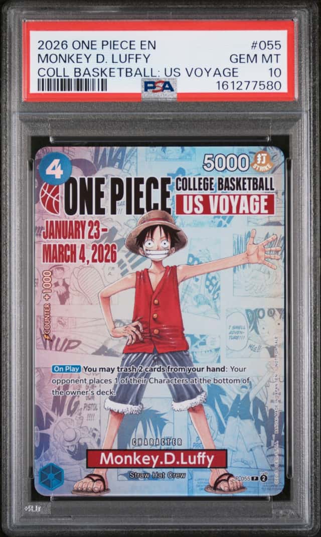 2026 ONE PIECE PROMOS #055 MONKEY D. LUFFY PSA 10