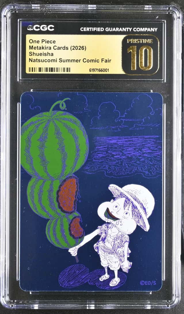 CGC Pristine 10 ONE PIECE Watermelon Luffy Promo NATSUCOMI 2026 MetaKira summer