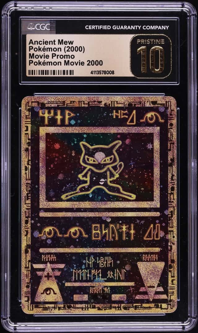 2000 Pokemon Movie Promo Ancient Mew CGC 10 PRISTINE