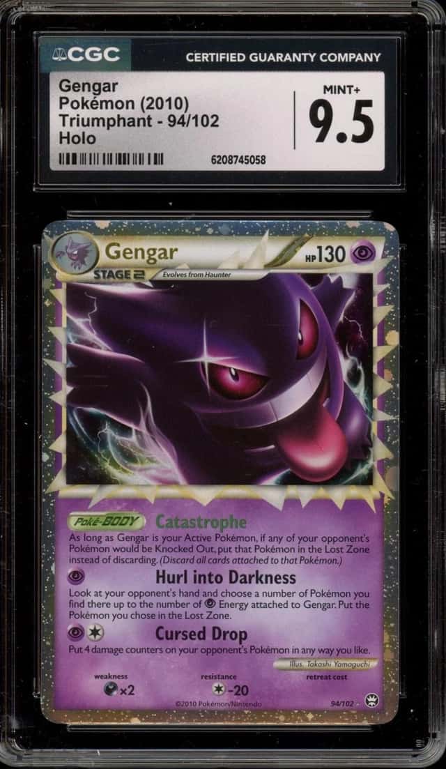 Pokemon Gengar Prime Triumphant 94/102 Holo CGC 9.5