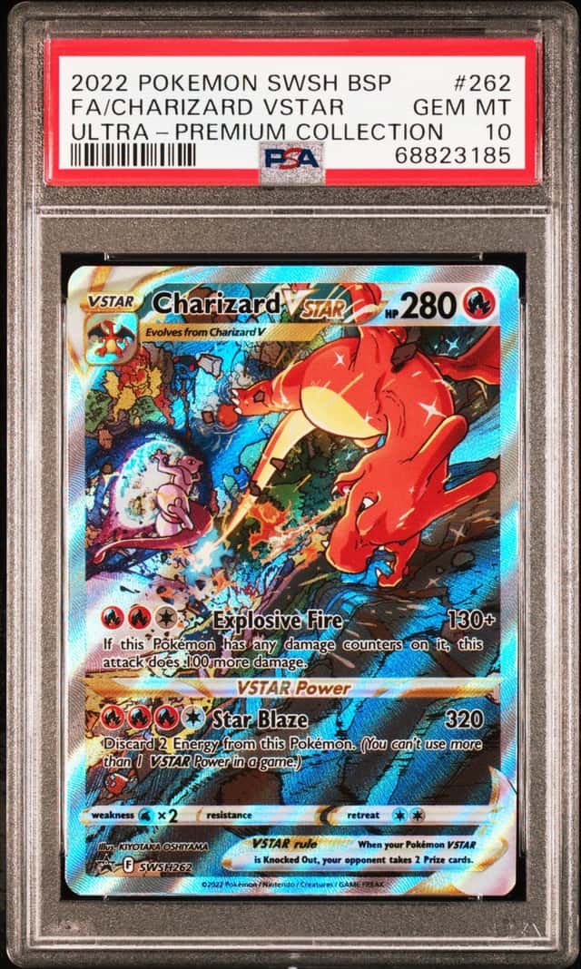 Pokemon Charizard Vstar Swsh Black Star Promo 262 Ultra Premium Coll. PSA 10