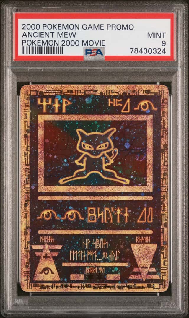 2000 POKEMON GAME MOVIE POKEMON 2000 MOVIE ANCIENT MEW PSA 9