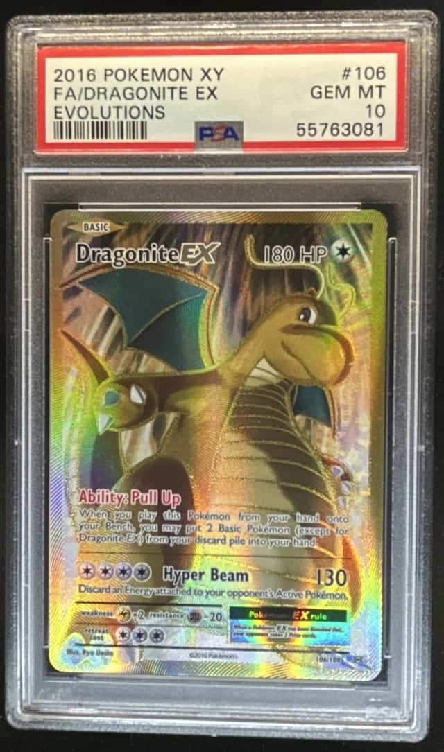 2016 Pokemon XY Evolutions Dragonite #106/108 PSA 10 GEM MINT