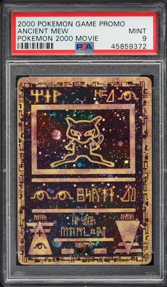 2000 Pokemon Movie Promo Ancient Mew PSA 9 MINT