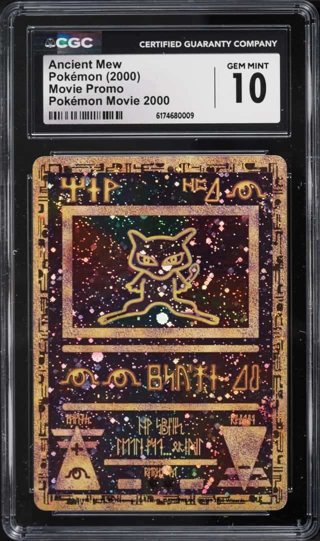 2000 Pokemon Movie Promo Ancient Mew CGC 10 GEM MINT
