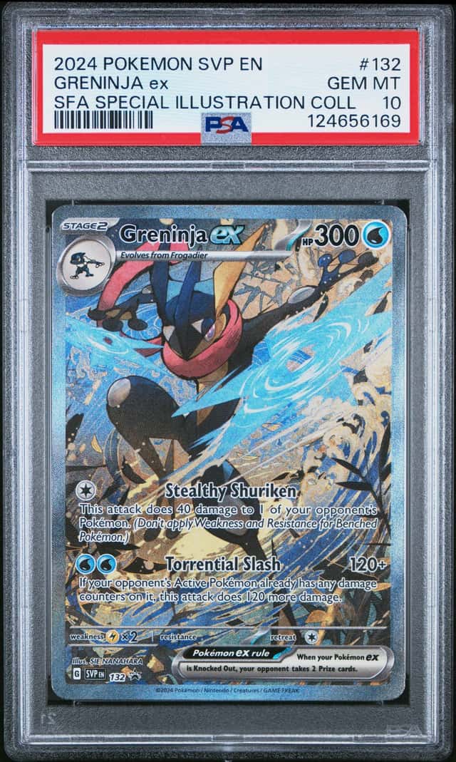 2024 Pokemon SVP EN SFA Special Illustration Collection #132 Greninja ex PSA 10