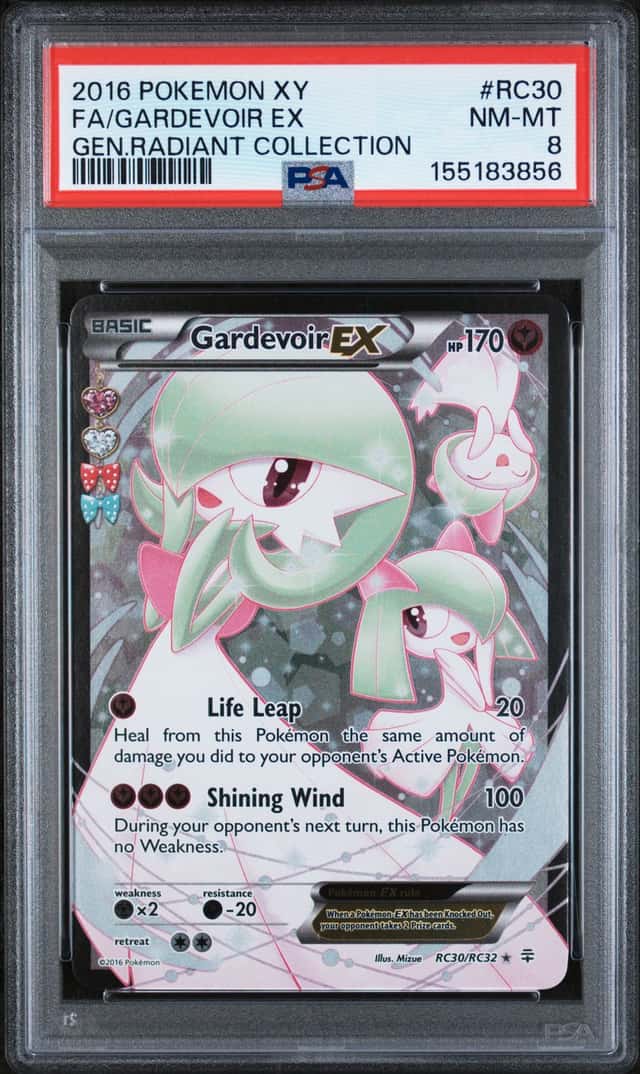 2016 Pokemon XY Generations Radiant Collection #RC30 FA Gardevoir ex PSA 8