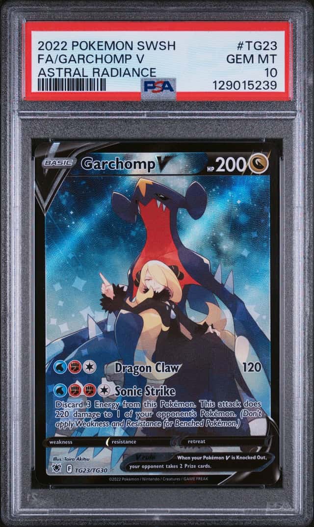 Pokemon Garchomp V Astral Radiance Full Art TG23/TG30 PSA 10 Gem Mint