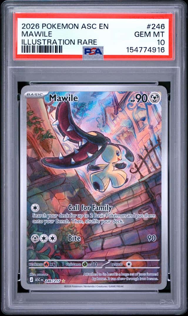 2026 Pokemon Ascended Heroes Mawile Illustration Rare #246/217 PSA 10 GEM MINT