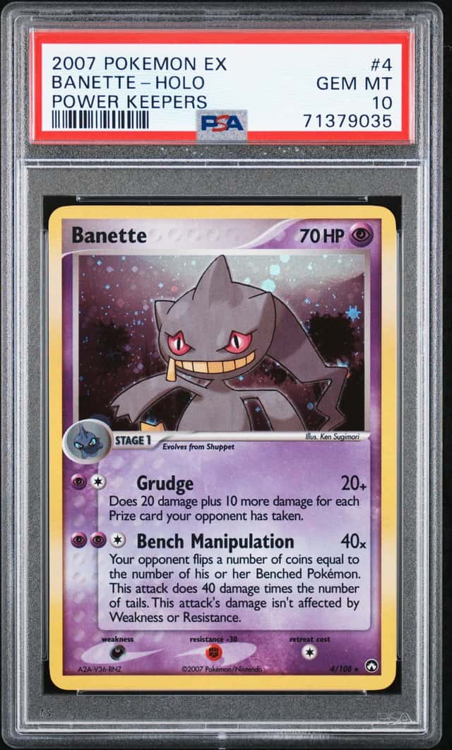 2007 Pokemon EX Power Keepers Holo Banette #4 PSA 10 GEM MINT