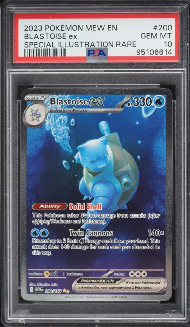 2023 Pokemon Scarlet & Violet 151 SIR Blastoise Ex #200 PSA 10 GEM MINT