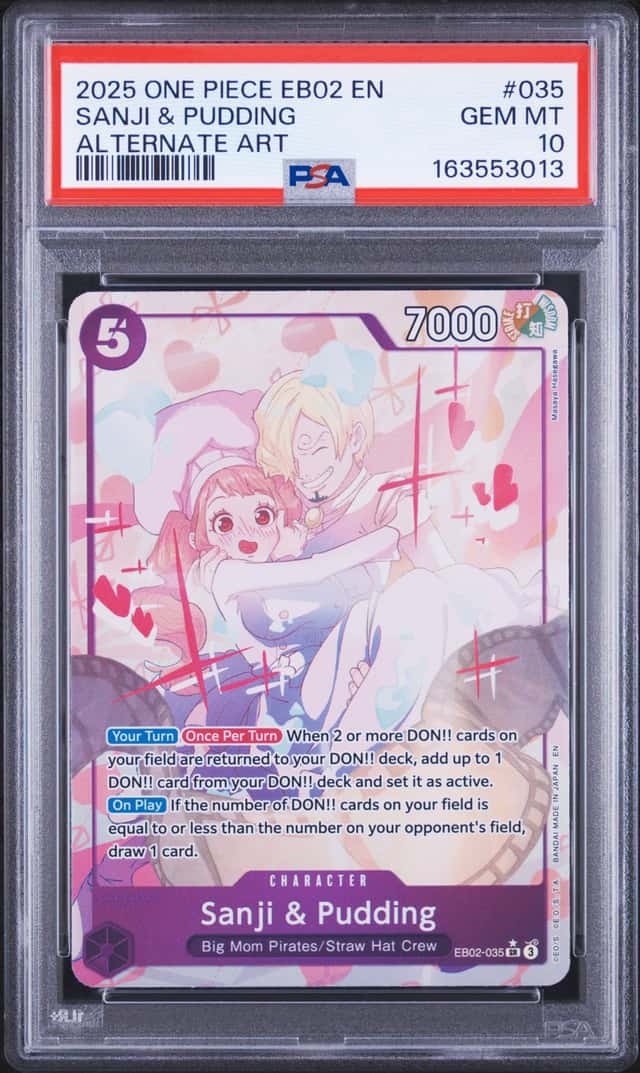 Sanji & Pudding (Alternate Art) EB02-035 Extra Booster: Anime 25th Collection...