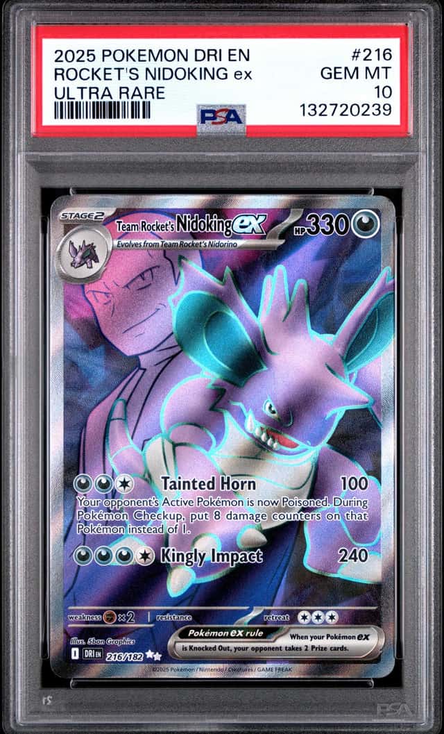ROCKET'S NIDOKING ex