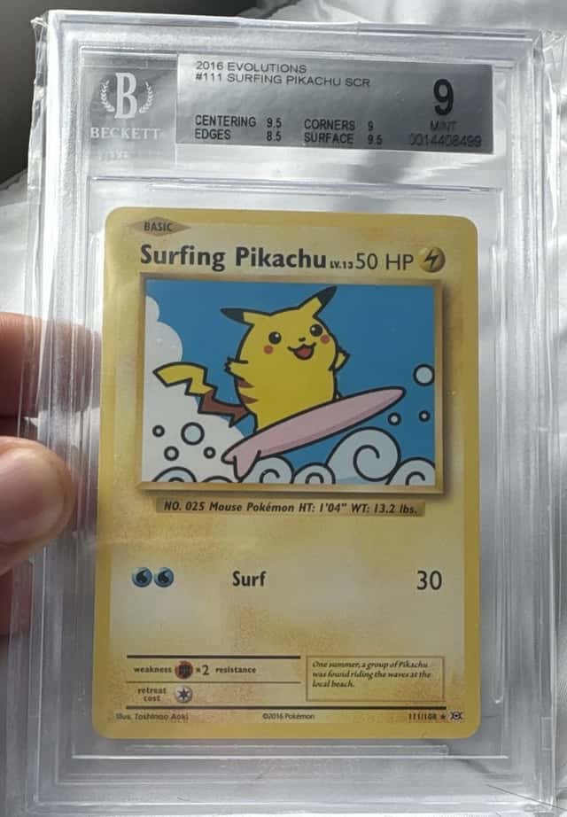 Surfing Pikachu