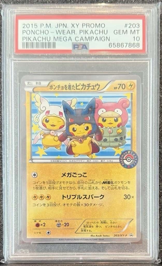 Poncho-Wear Pikachu