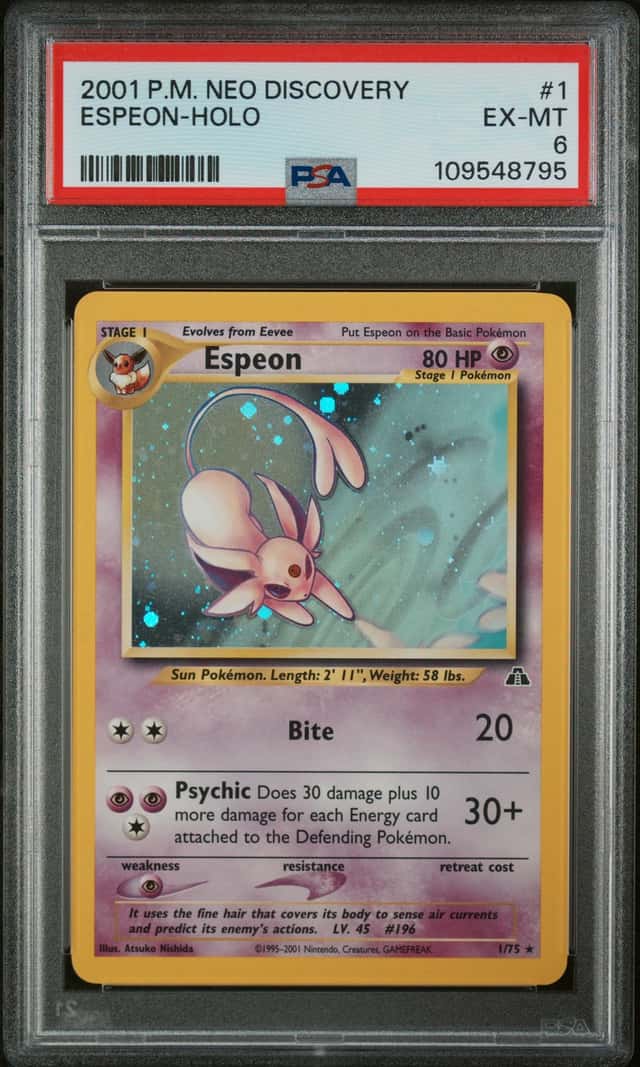 2001 Pokemon Neo Discovery Holo Espeon #1