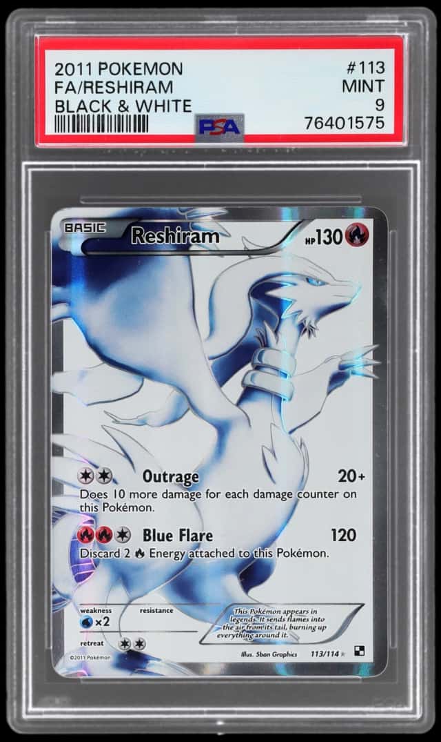 2011 Pokemon Black and White Reshiram #113