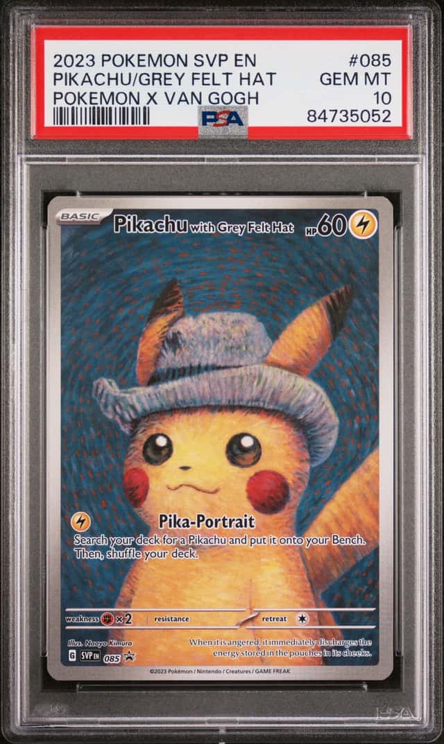 2023-25 Pokemon SV Black Star Promos Pikachu 2023 #085 PSA 10 GEM MINT