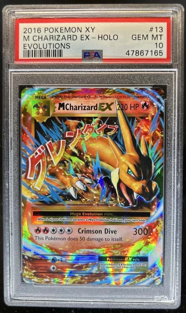 2016 Pokemon XY Evolutions Mega Charizard Holo #13/108 PSA 10 GEM MINT