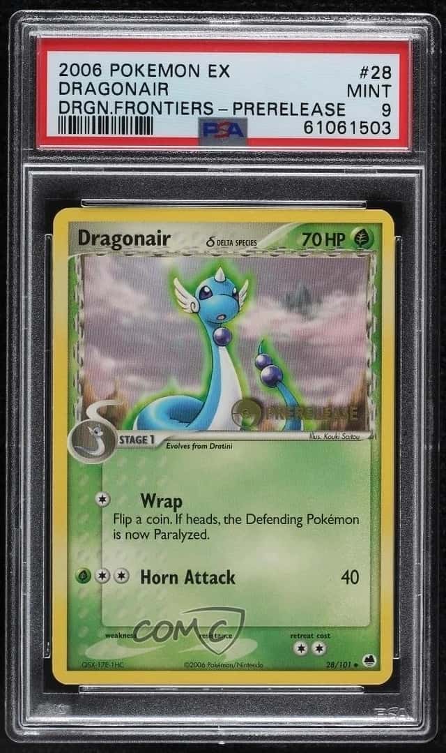 Dragonair Prerelease Promo - Pokémon EX Dragon Frontiers PSA 9 MINT 2006