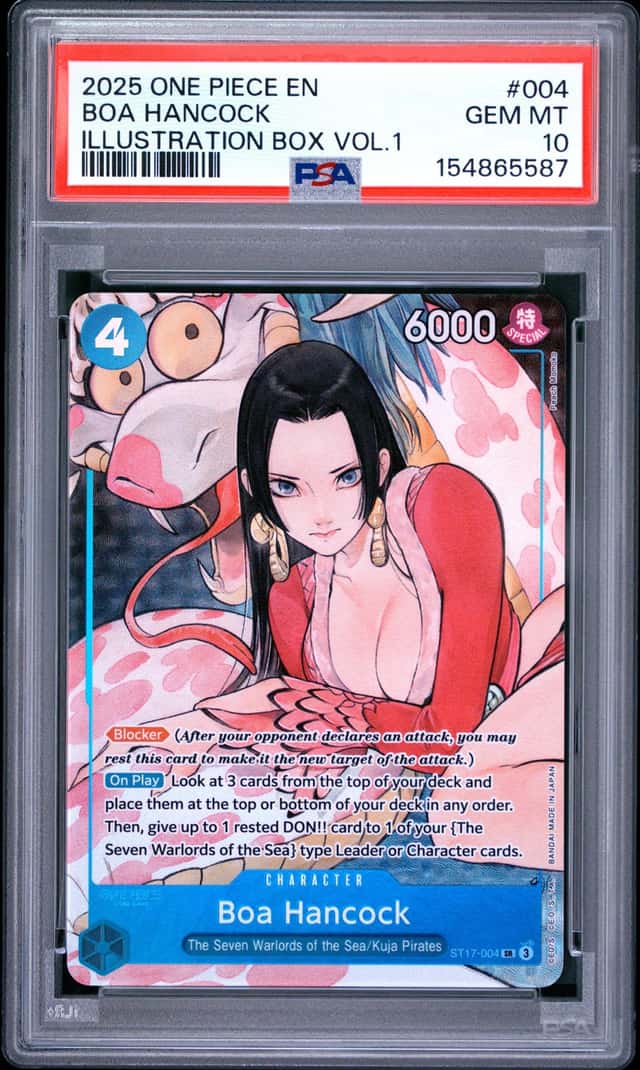 2025 One Piece Boa Hancock Illustration Box Vol.1 #ST17-004 PSA 10 GEM MINT