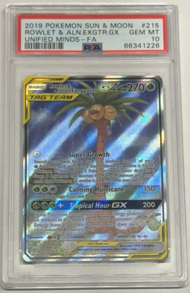 Rowlet & Alolan Exeggutor GX